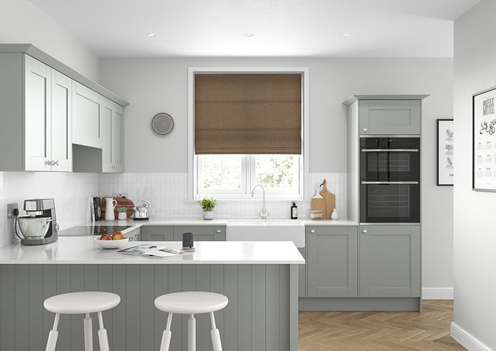 Sicily, Chocolate - Twist&Fit Roman Blind - Image 5